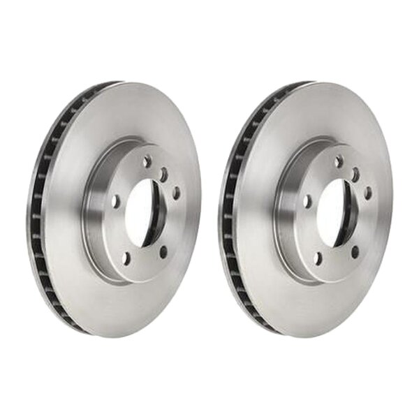 2 brake discs ventilated Ø 296 mm 28 mm BREMBO for BMW 5 Series and others