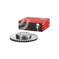 2 brake discs ventilated Ø 296 mm 28 mm BREMBO for BMW 5 Series and others