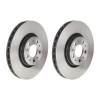 2 brake discs ventilated Ø 316 mm 28 mm BREMBO for...