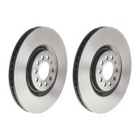 2 brake discs ventilated Ø 312 mm 25 mm coated...