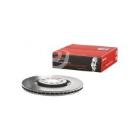 2 brake discs ventilated Ø 312 mm 25 mm coated BREMBO for VW GOLF and others