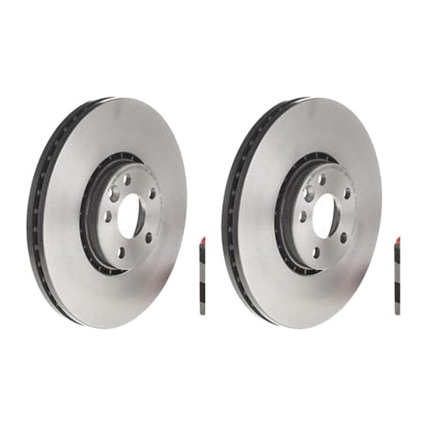2 brake discs ventilated Ø 328 mm 30 mm BREMBO for VOLVO XC60 and others