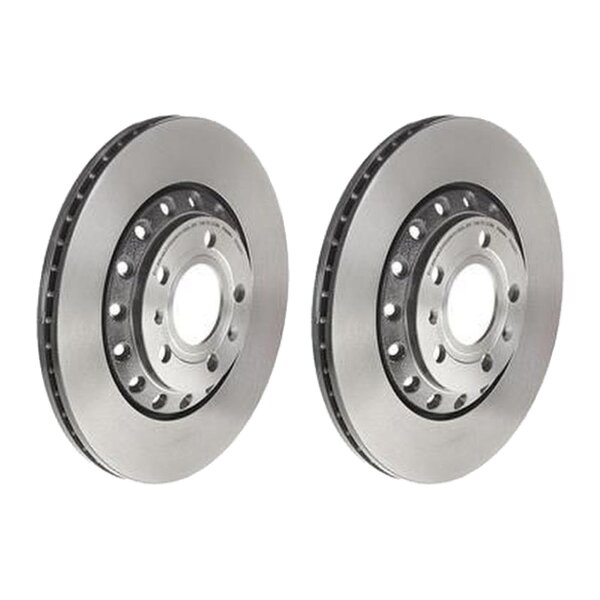 2 brake discs ventilated Ø 310 mm 22 mm coated BREMBO for AUDI A8 and others