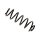 Suspension Spring Rear Axle BILSTEIN for e.g. PEUGEOT 307
