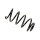 Suspension Spring Front Axle BILSTEIN for e.g. AUDI TT