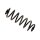 Suspension Spring Rear Axle BILSTEIN for AUDI TT