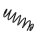 Suspension Spring Rear Axle BILSTEIN for e.g. SKODA Octavia II