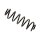 Suspension Spring Rear Axle BILSTEIN for e.g. CITROËN C4 I