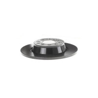 2 Bremsscheiben voll Ø 282 mm 12 mm beschichtet BREMBO für u.a. AUDI A3