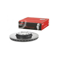 2 brake discs ventilated Ø 314 mm 25 mm coated BREMBO for e.g. AUDI A5