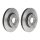 2 brake discs ventilated Ø 314 mm 25 mm coated BREMBO for e.g. AUDI A5