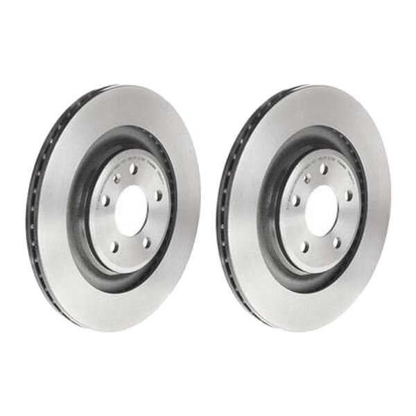 2 brake discs ventilated Ø 330 mm 22 mm coated BREMBO for AUDI Q5 and others
