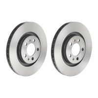 2 brake discs ventilated Ø 280 mm 22 mm coated...