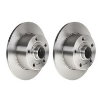 2 Bremsscheiben voll Ø 245 mm 10 mm BREMBO passend...