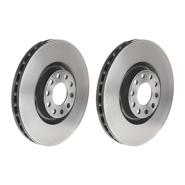 2 brake discs ventilated Ø 321 mm 30 mm coated BREMBO for AUDI A6 and others