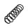 Suspension Spring Rear Axle Coil Spring TRISCAN suitable for AUDI A4