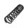 Rear Suspension Spring Coil Spring TRISCAN for VW JETTA and others