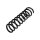 Suspension Spring rear axle coil spring TRISCAN for e.g. AUDI A4