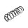 Suspension Spring rear axle coil spring TRISCAN for e.g. VW GOLF