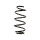 Suspension spring front axle BILSTEIN B3 for e.g. OPEL VECTRA C
