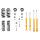 Suspension Kit Springs/Shock Absorbers Gas Pressure BILSTEIN for AUDI A4