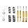 Suspension kit springs dampers gas BILSTEIN B12 Pro-Kit for e.g. VW PASSAT B5