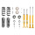 Suspension Kit Springs/Shock Absorbers Gas Pressure BILSTEIN for AUDI A4