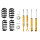 Suspension Kit Springs/Shock Absorbers Gas Pressure BILSTEIN for AUDI A6