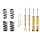 Suspension Kit Springs/Shock Absorbers Gas Pressure BILSTEIN for AUDI A6