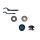 Suspension Kit, springs/shock absorbers Gas Pressure BILSTEIN for e.g. AUDI A4