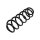 Suspension Spring Rear Axle Coil Spring TRISCAN for SKODA OCTAVIA and others