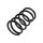 Suspension Spring Rear Axle Coil Spring TRISCAN for TOYOTA RAV