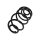 Rear Suspension Spring Coil Spring TRISCAN for OPEL ASTRA and others
