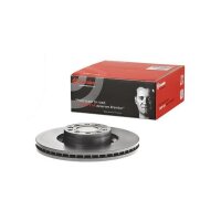 2 brake discs ventilated Ø 323 mm 30 mm coated BREMBO for AUDI A8 and others