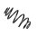 Suspension Spring Rear Axle BILSTEIN for e.g. OPEL Astra G CC
