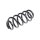 Suspension Spring Rear Axle Coil Spring TRISCAN for AUDI A3 and others
