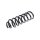 Suspension Spring Front Axle Coil Spring TRISCAN fits AUDI Q7