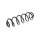 Suspension Spring rear axle coil spring TRISCAN for e.g. AUDI A4