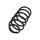 Suspension Spring Front Axle Coil Spring TRISCAN for SKODA OCTAVIA and others