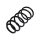 Suspension Spring Front Axle Coil Spring TRISCAN for SKODA OCTAVIA and others