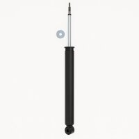 Shock absorber rear axle gas damper with tension stop...