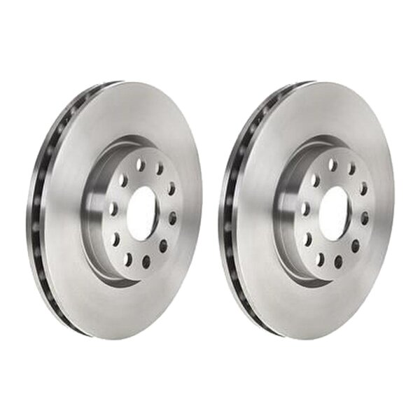 2 brake discs ventilated Ø 281 mm 26 mm BREMBO for e.g. LANCIA KAPPA