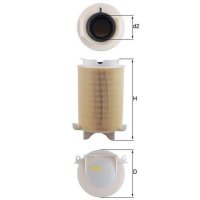 Luftfilter Filtereinsatz MAHLE für AUDI A3