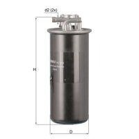 Kraftstofffilter Leitungsfilter MAHLE für AUDI A6 C6...