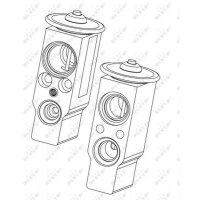 Expansion valve air conditioning NRF suitable for e.g. PEUGEOT 306