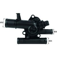 Thermostat coolant temp 89 °C with gasket MAHLE for...