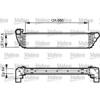 Intercooler VALEO for RENAULT LAGUNA II