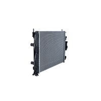 Kühler Motor Kühlrippen gelötet 590 - 455 mm Alu NRF für u.a. RENAULT GRAND