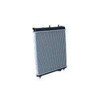 Radiator engine cooling 398 - 380 mm alu NRF for e.g. PEUGEOT 208