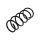 Suspension Spring Front Axle Coil Spring TRISCAN for e.g. RENAULT KANGOO